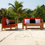 Canapé Zafron 1 place 86 x 84 x 66 cm Teck