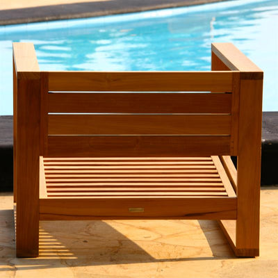 Canapé Zafron 1 place 86 x 84 x 66 cm Teck