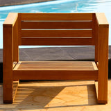 Canapé Zafron 1 place 86 x 84 x 66 cm Teck
