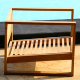 Canapé Zafron 1 place 86 x 84 x 66 cm Teck