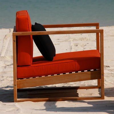 Canapé Zafron 1 place 86 x 84 x 66 cm Teck