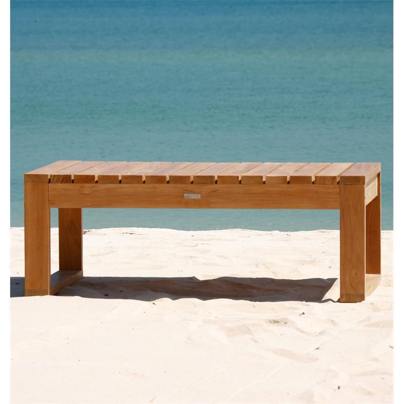 Table basse Zafron 110 x 55 x 40 cm en teck