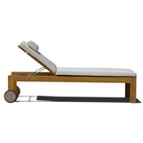 Chaise longue Nivelle 200 x 65 x 42 cm extra haute sans accoudoirs