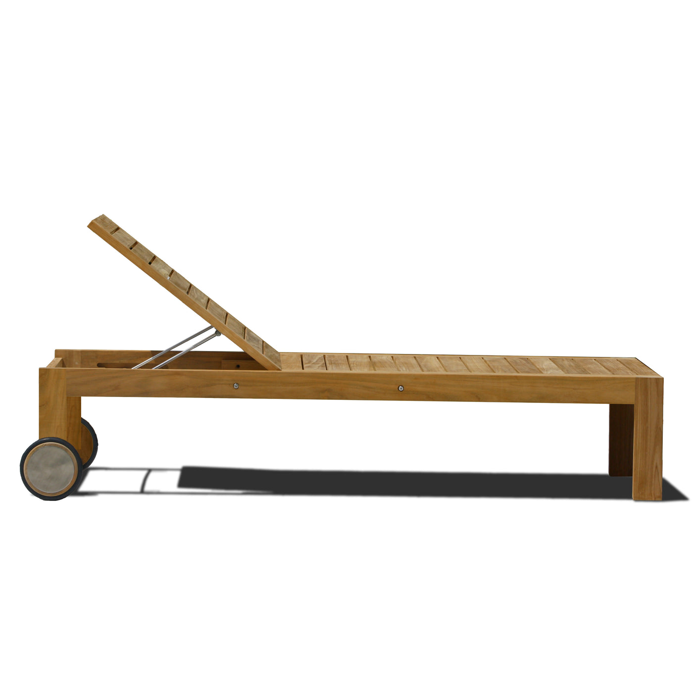 Chaise longue Nivelle 200 x 65 x 42 cm extra haute sans accoudoirs