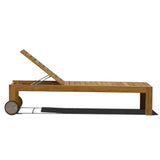 Chaise longue Nivelle 200 x 65 x 42 cm extra haute sans accoudoirs