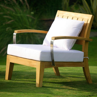 Ensemble de rembourrage Nivelle pour fauteuil 2 pièces, épaisseur 12 cm, résistant au soleil