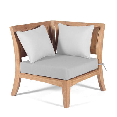 Ensemble de coussins Nivelle pour siège d'angle modulable 12 cm d'épaisseur Nagata 3 pièces