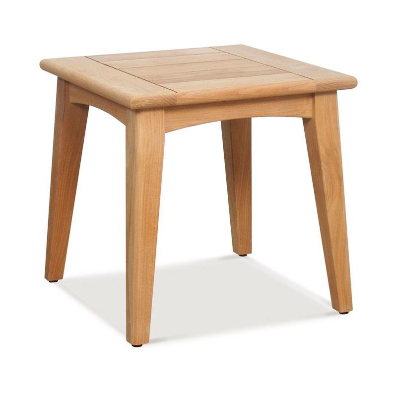 Table d'appoint carrée Piedra 50 x 50 x 50 cm Teck certifié GRADE A