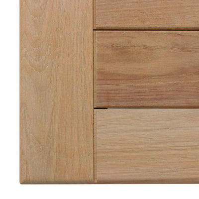 Table d'appoint carrée Piedra 50 x 50 x 50 cm Teck certifié GRADE A