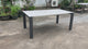 Marikk Deluxe Frontausziehtisch 300/240/180x100cm Keramikplatte mit Edelstahlgestell und Rollen