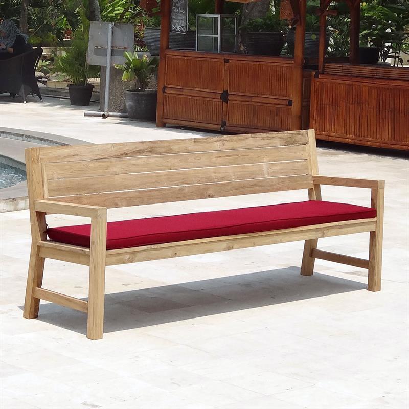 Banc Dusun 212 cm en teck recyclé