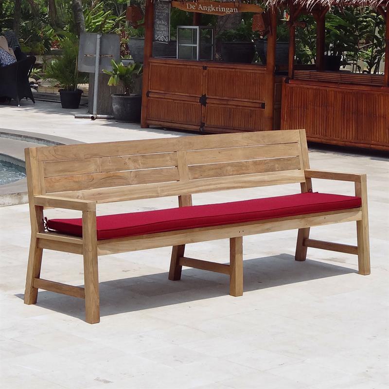 Banc Dusun 230 cm en teck recyclé