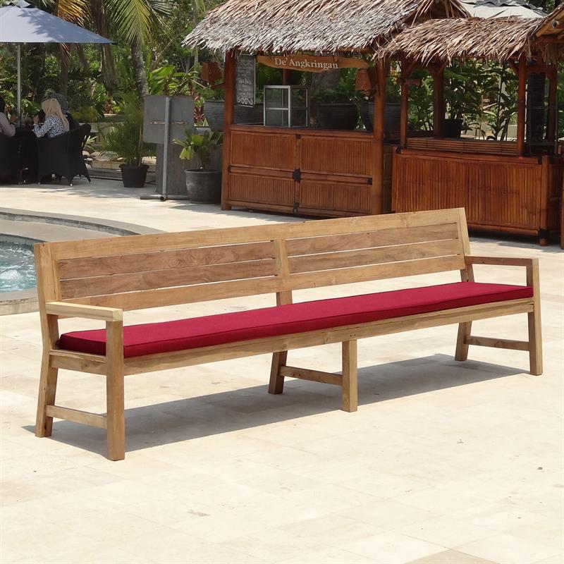 Banc Dusun 300 cm en teck recyclé