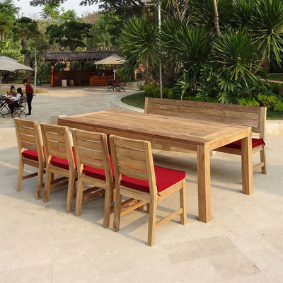 Dusun Esstischstuhl 46,5 x 57 x 89,5 cm Recycling Teak