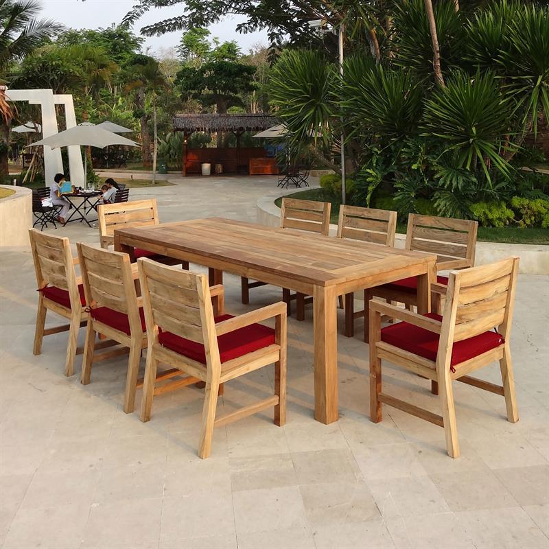 Dusun Armlehnstuhl 59 x 57 x 89,5 cm Recycling Teak