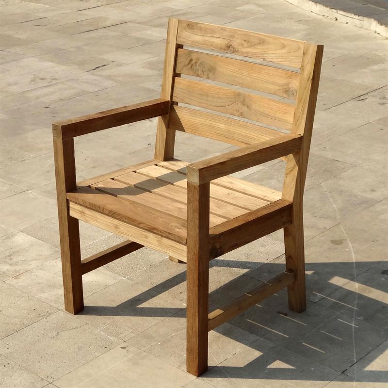 Dusun Armlehnstuhl 59 x 57 x 89,5 cm Recycling Teak