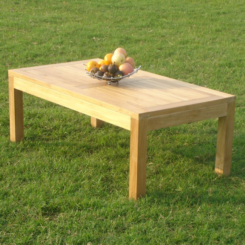 Table basse Hampton 120 x 60 x 45 cm en teck