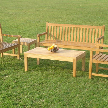 Table basse Hampton 120 x 60 x 45 cm en teck