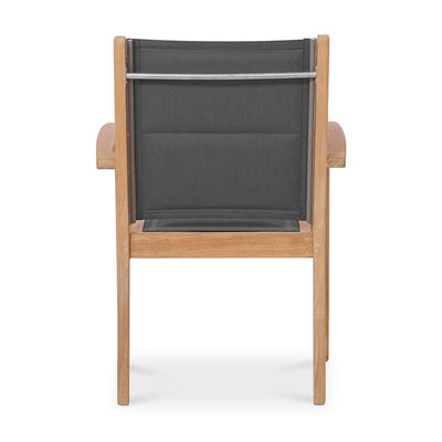 Rivera Stapelstuhl DELUXE - gepolstert - Teak GRADE A + Batyline + Edelstahlbeschläge