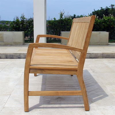 Corona Bank 180 cm -  Zertifiziertes Teakholz GRADE A