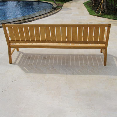 Corona Bank 200 cm -  Zertifiziertes Teakholz GRADE A