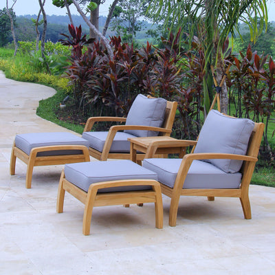 Corona Lounge Set consisting of 1x armchair and 1 x 2-seater sofa including upholstery in Sunproof