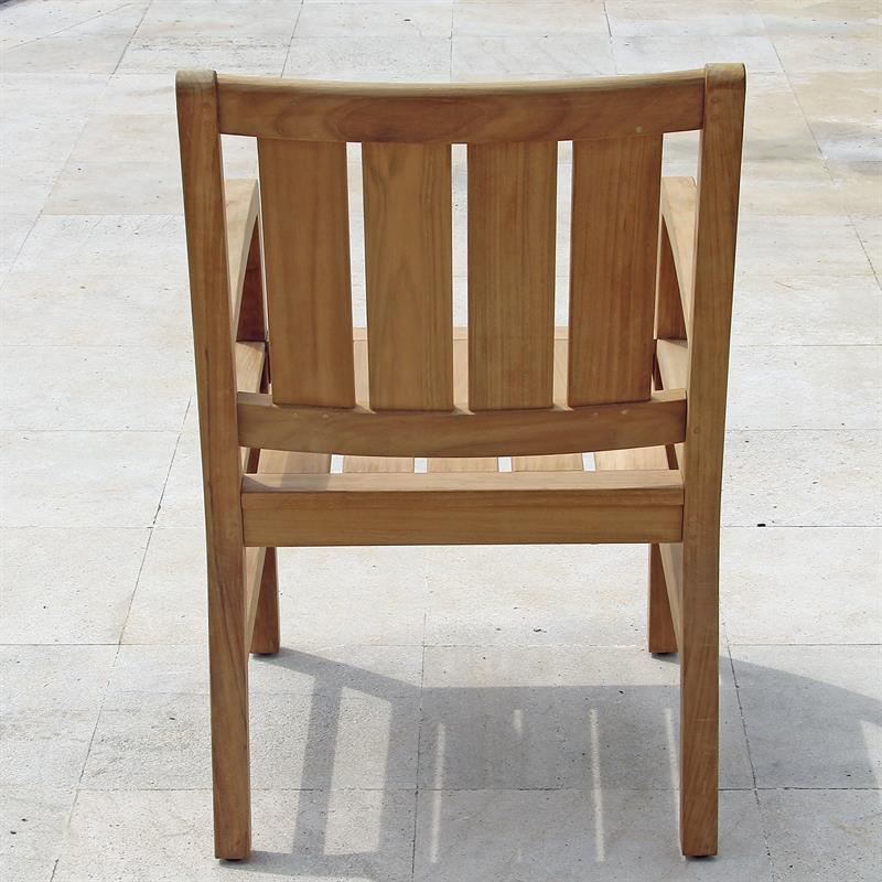 Corona armchair 56 x 63 x 90 cm - Certified teak GRADE A