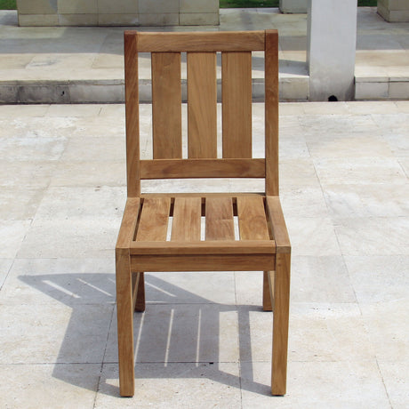 Corona dining chair 45.5 x 63 x 90 cm - Certified teak GRADE A