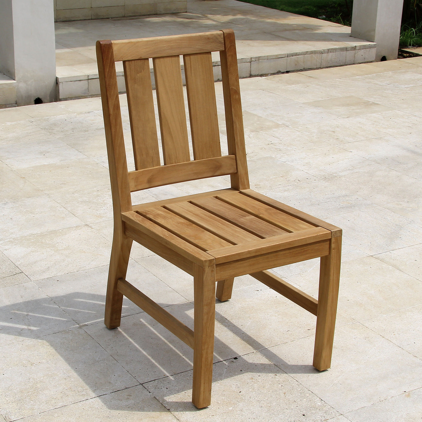 Corona dining chair 45.5 x 63 x 90 cm - Certified teak GRADE A