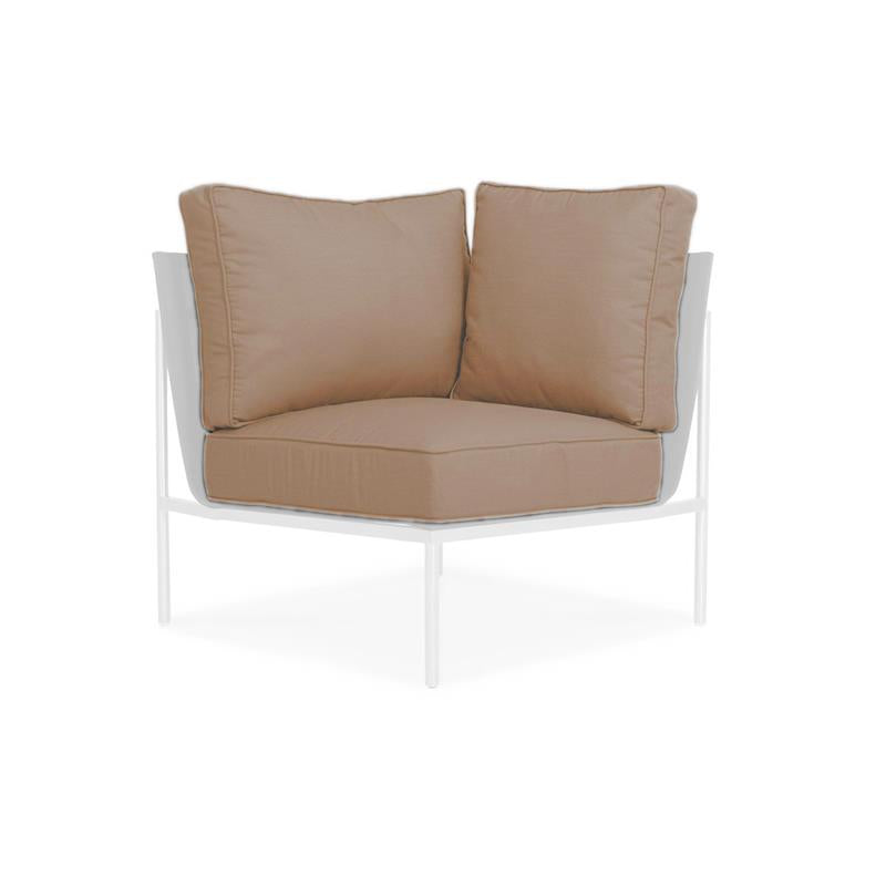 Ensemble de coussins Snix module d'angle 1x coussins d'assise et 2x coussins de dossier Sunproof 3 pièces