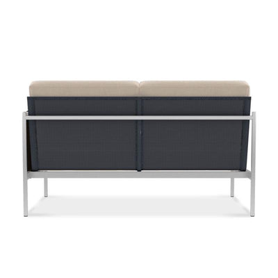 Canapé Snix Lounge 2 places gauche 139,5 x 78,5 x 74,5 cm - inox, Batyline et corde
