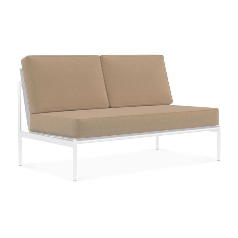 Ensemble de coussins Snix canapé 2 places/siège central/latéral 1x coussin d'assise et 2x coussins de dossier Résistant au soleil 3 pièces