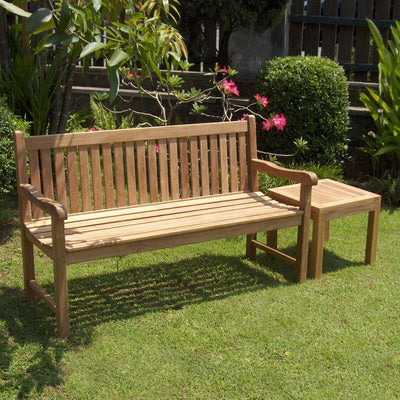 Table d'appoint Hampton 50 x 50 x 45 cm en teck