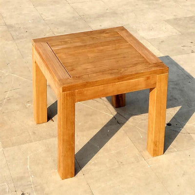 Table d'appoint Hampton 50 x 50 x 45 cm en teck