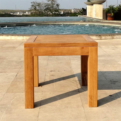 Table d'appoint Hampton 50 x 50 x 45 cm en teck