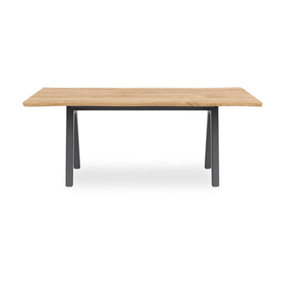 Stor tree edge table 190 x 95-105 x 75 cm teak with aluminum or teak frame