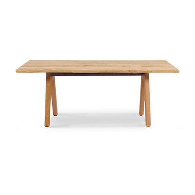 Stor tree edge table 190 x 95-105 x 75 cm teak with aluminum or teak frame