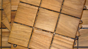 Teakholzfliesen