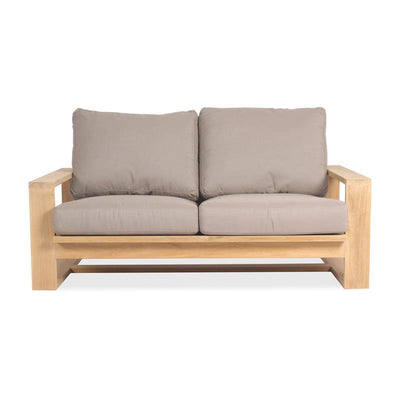 Trent Lounge Sofa 2-Sitzer - 89 x 155 x 71 cm -  Zertifiziertes Premium Teakholz GRADE A