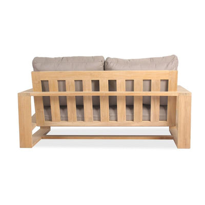 Trent Lounge Sofa 2-Sitzer - 89 x 155 x 71 cm -  Zertifiziertes Premium Teakholz GRADE A