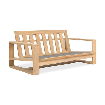 Trent Lounge Sofa 2-Sitzer - 89 x 155 x 71 cm -  Zertifiziertes Premium Teakholz GRADE A