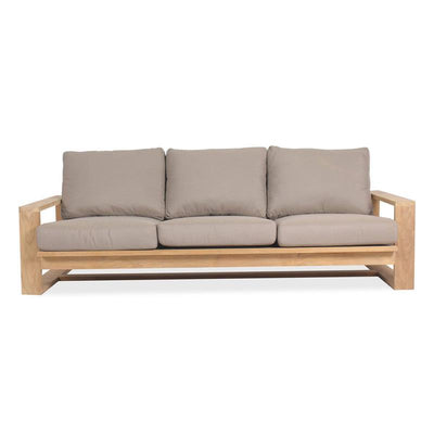Trent Lounge Sofa 3-Sitzer - 89 x 211 x 71 cm -  Zertifiziertes Premium Teakholz GRADE A
