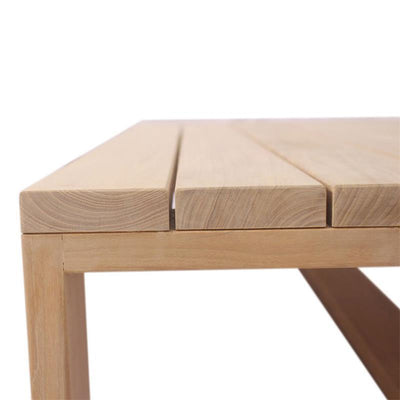 Trent Kaffeetisch - 122 x 71 x 26 cm -  Zertifiziertes Premium Teakholz GRADE A