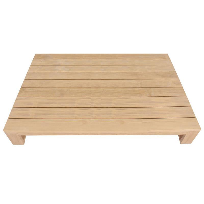 Trent large coffee table - 152 x 89 x 26 cm - Certified GRADE A teak