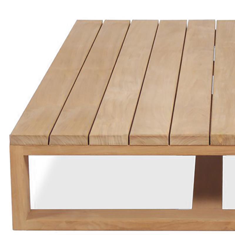 Trent large coffee table - 152 x 89 x 26 cm - Certified GRADE A teak