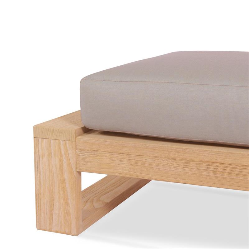 Tabouret / Ottoman Trent - 89 x 60 x 40,5 cm - Teck certifié GRADE A