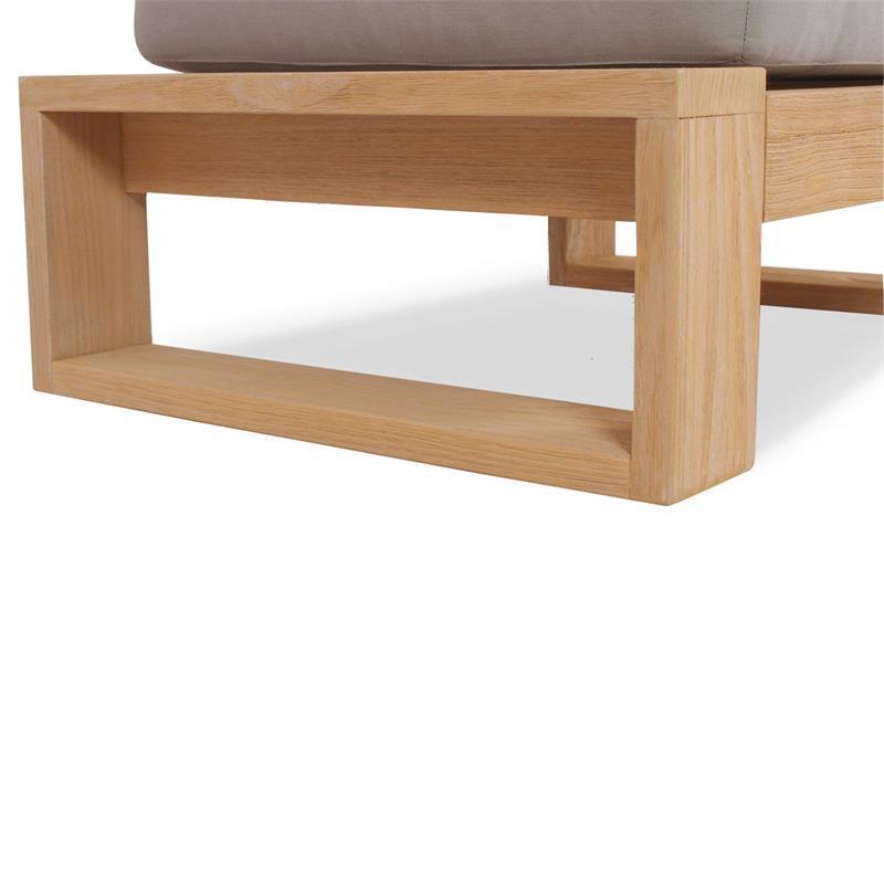 Tabouret / Ottoman Trent - 89 x 60 x 40,5 cm - Teck certifié GRADE A