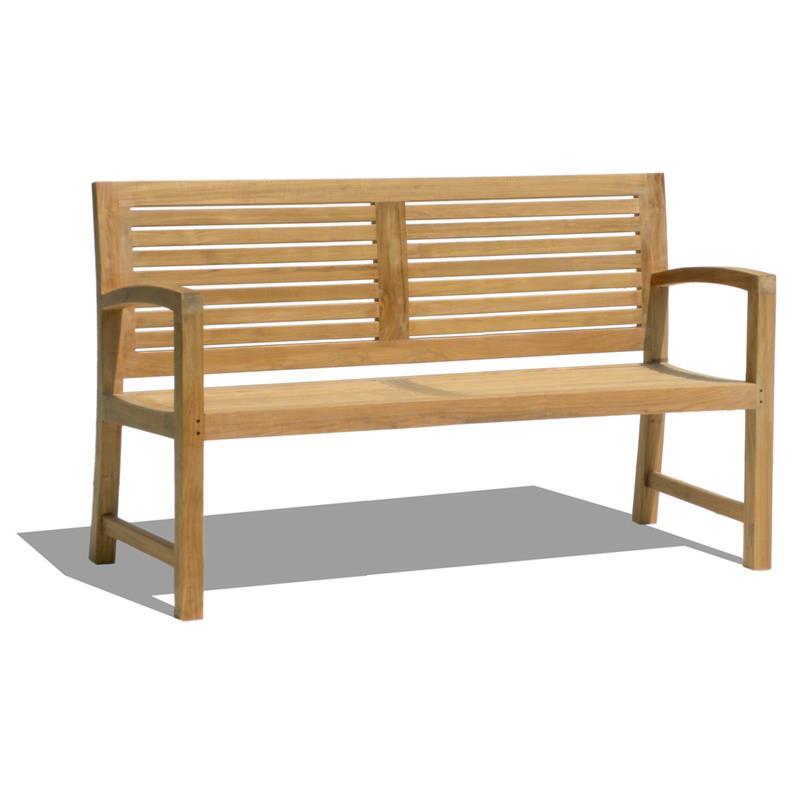Trent Gartenbank 150 cm - Zertifiziertes Premium Teakholz GRADE A