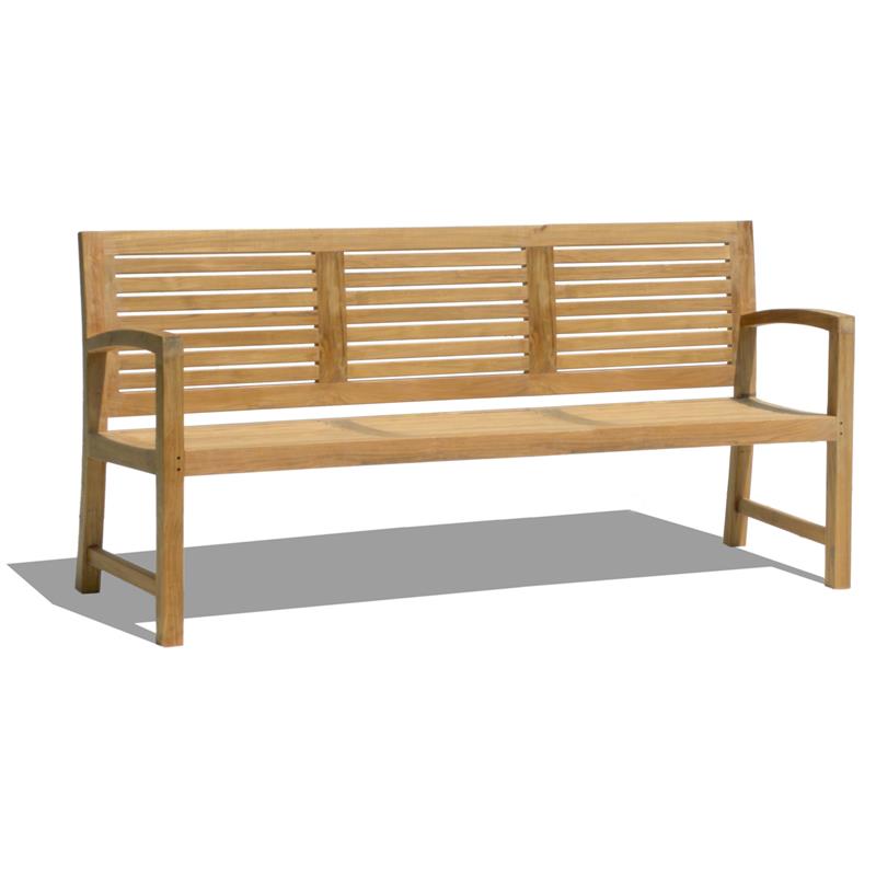 Trent Gartenbank 180 cm - Zertifiziertes Premium Teakholz GRADE A