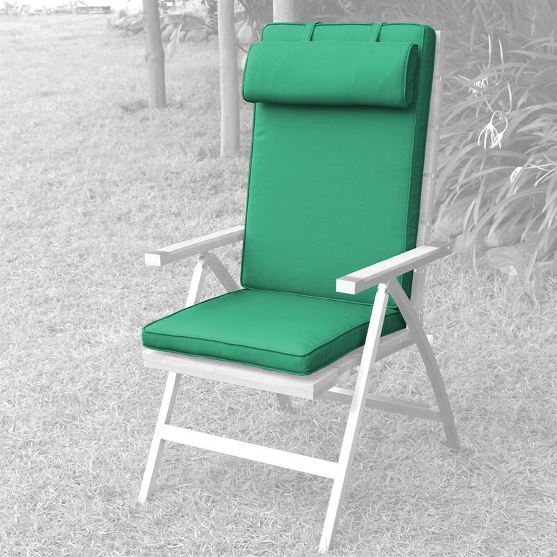 Coussin pour chaise à dossier haut Zilart avec coussin de nuque 73/50 x 50 cm Nagata